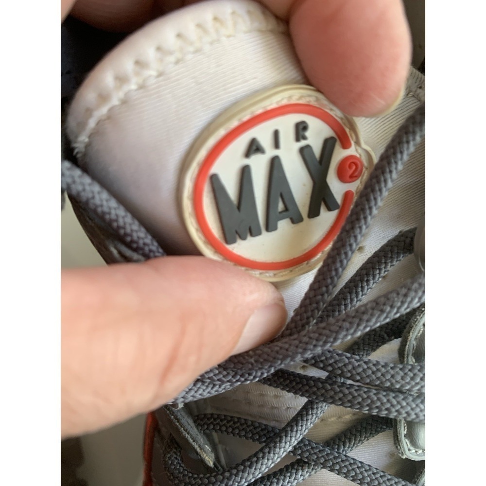 Rare Find- Air Trainer Max 2 94 'Grey Laser Crimson' Size 9 - Picture 11 of 14